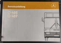 Mercedes Benz O 405 O 407 Betriebsanleitung Niedersachsen - Itterbeck Vorschau