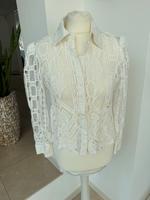 Zara Bluse Spitze Spitzenbluse Gr. M weiß Hessen - Kelkheim Vorschau
