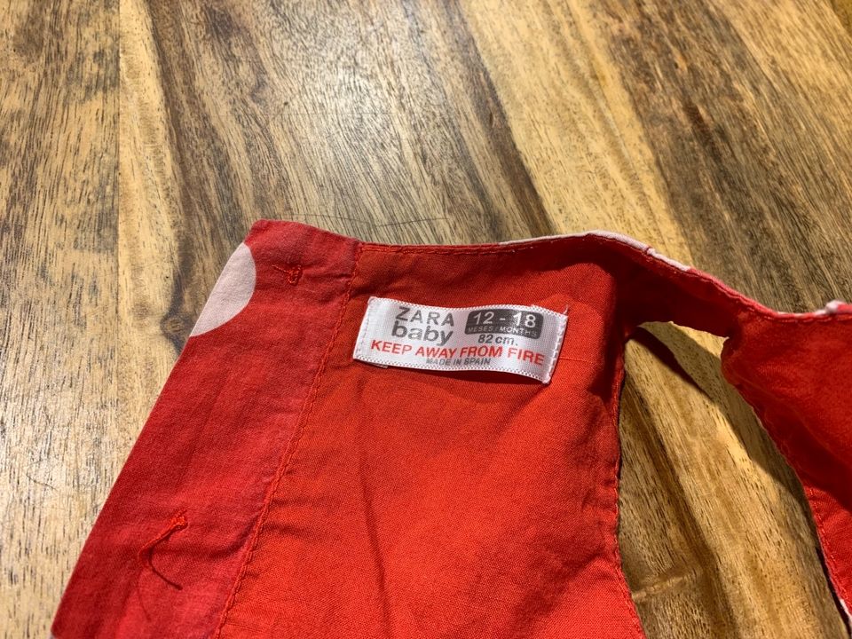 Zara H&M 3 Kleider rot Blau bunt Gr 86 in Dresden