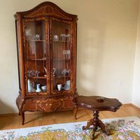 Vitrinenschrank Barock Stilmöbel Intarsien antik alt Holz vintage Nürnberg (Mittelfr) - Mitte Vorschau