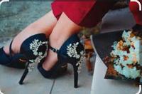 Luxus Blumen High Heels in gr.38 Niedersachsen - Rieste Vorschau