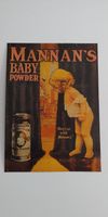 Vintage Schild - Mannan's Baby Powder - 30 x 42 cm Baden-Württemberg - Eberdingen Vorschau