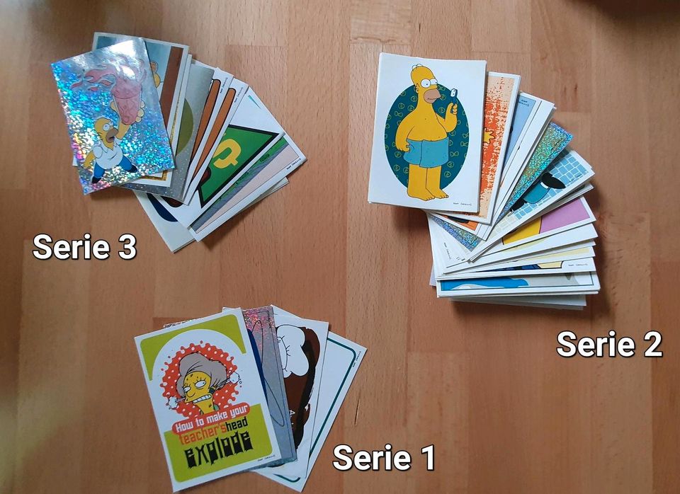 Die Simpsons Sticker Collection I - II - III - IV + Sticker in Sigmaringen