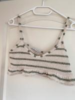NEU Pull&Bear Crop top beige grün gestreift Volants Strick S Rheinland-Pfalz - Bad Neuenahr-Ahrweiler Vorschau