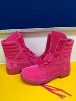 Timberland Jimmy Choo Boots pink Samt  40 neu Nordrhein-Westfalen - Soest Vorschau