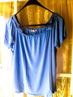 Shirt im Carmenstil von Janina in Gr. 46 – es ist in der Unifarbe Bayern - Adlkofen Vorschau