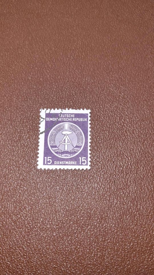 DDR  Briefmarken mit Stempel in Griesheim