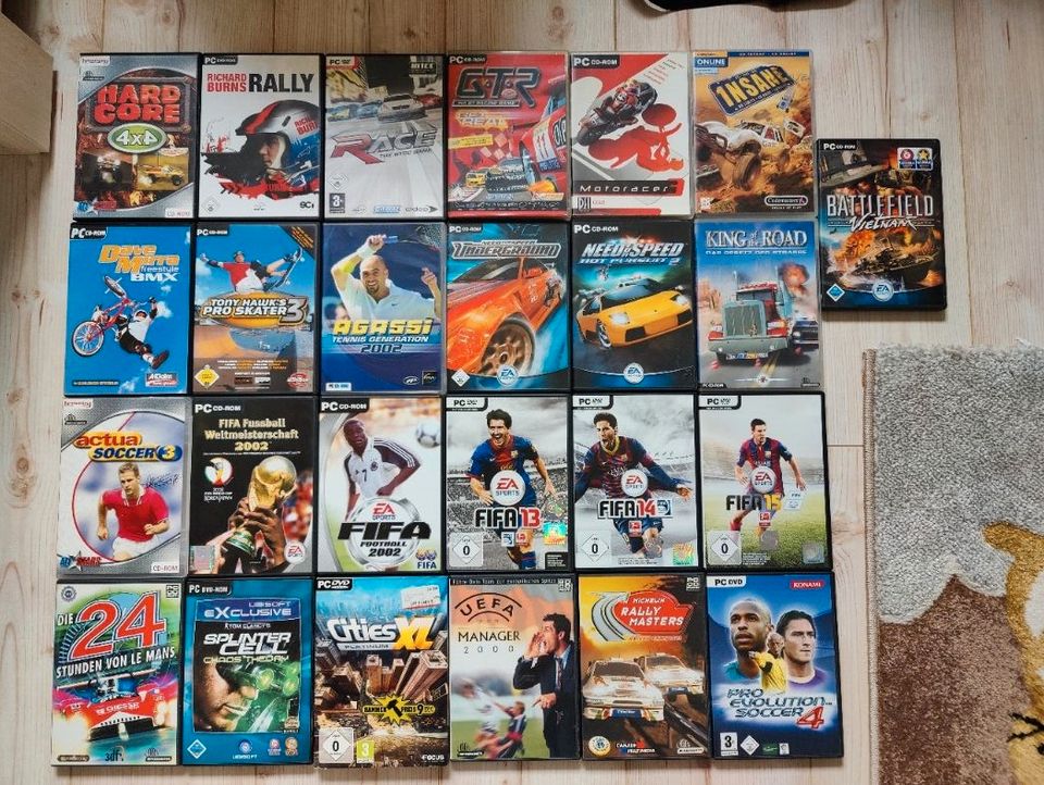Große Sammlung alter PC-Spiele in München
