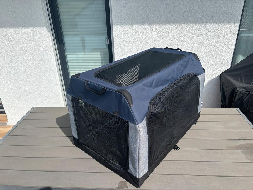 faltbare Hundebox XL Auto Transportbox Welpe Box Hund  trixi in Altshausen