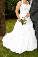 wunderschönes Brautkleid Hochzeitskleid weiß Neckholder Hannover - Südstadt-Bult Vorschau