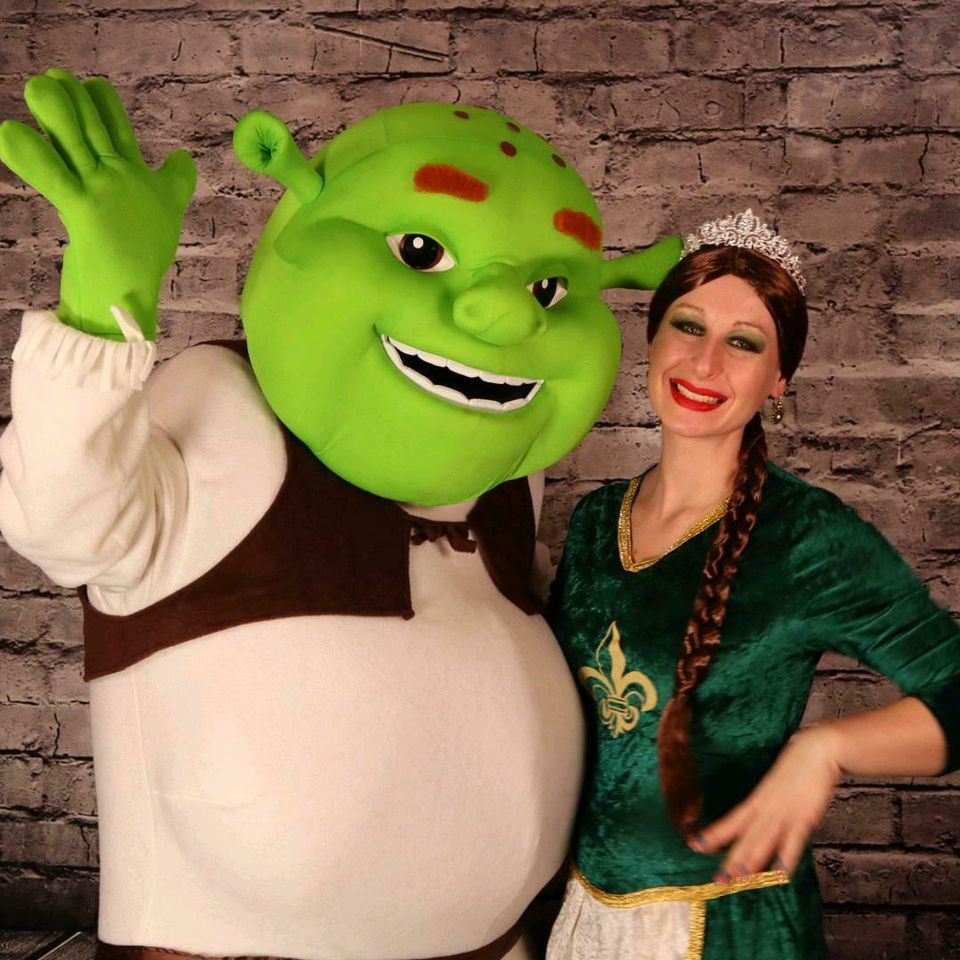 Shrek Maskottchen Kostüm Geburtstag Kita Fasching in Berlin