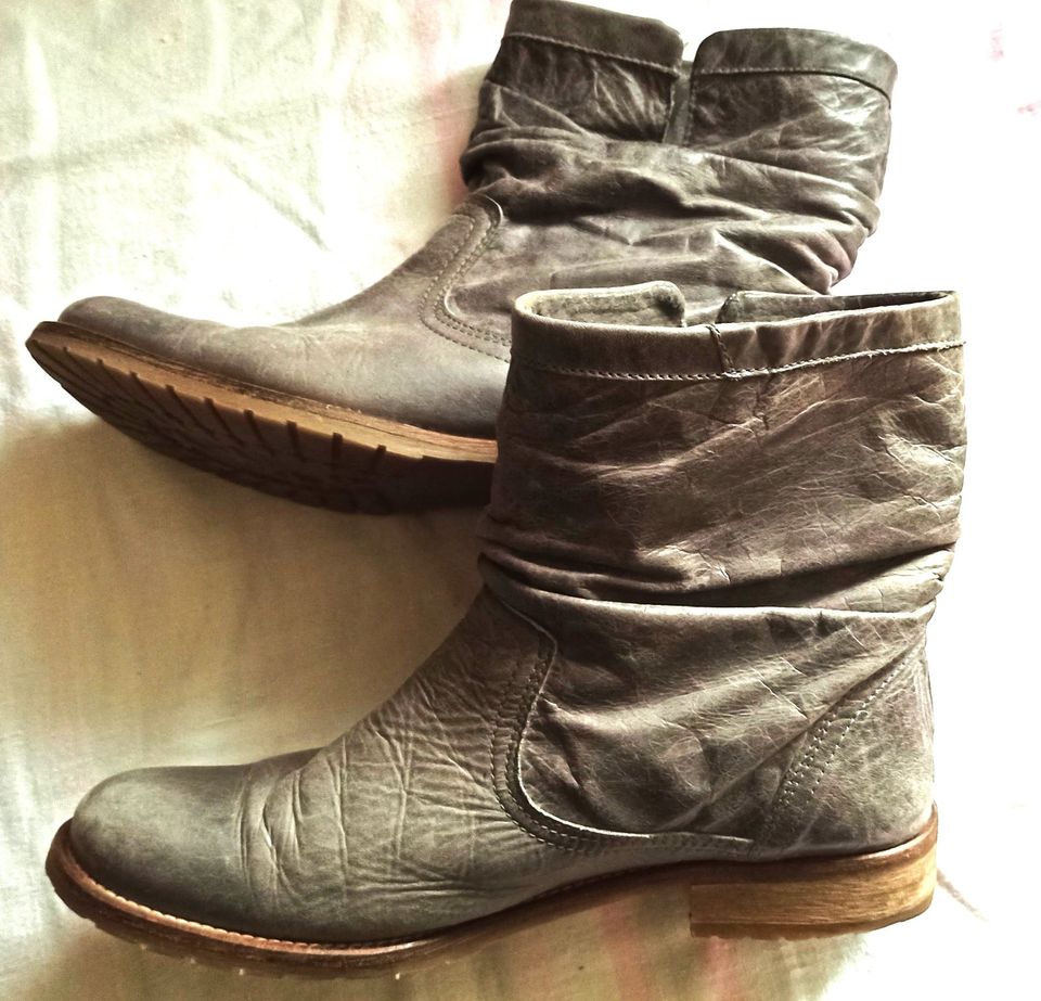 Stiefeletten Leder Gr 39 in Alsfeld