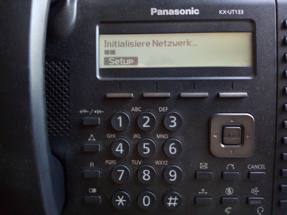 VoIP/SIP HD-Audio Telefon neuwertig Panasonic KX-UT133NE-B V.4 in Friedland