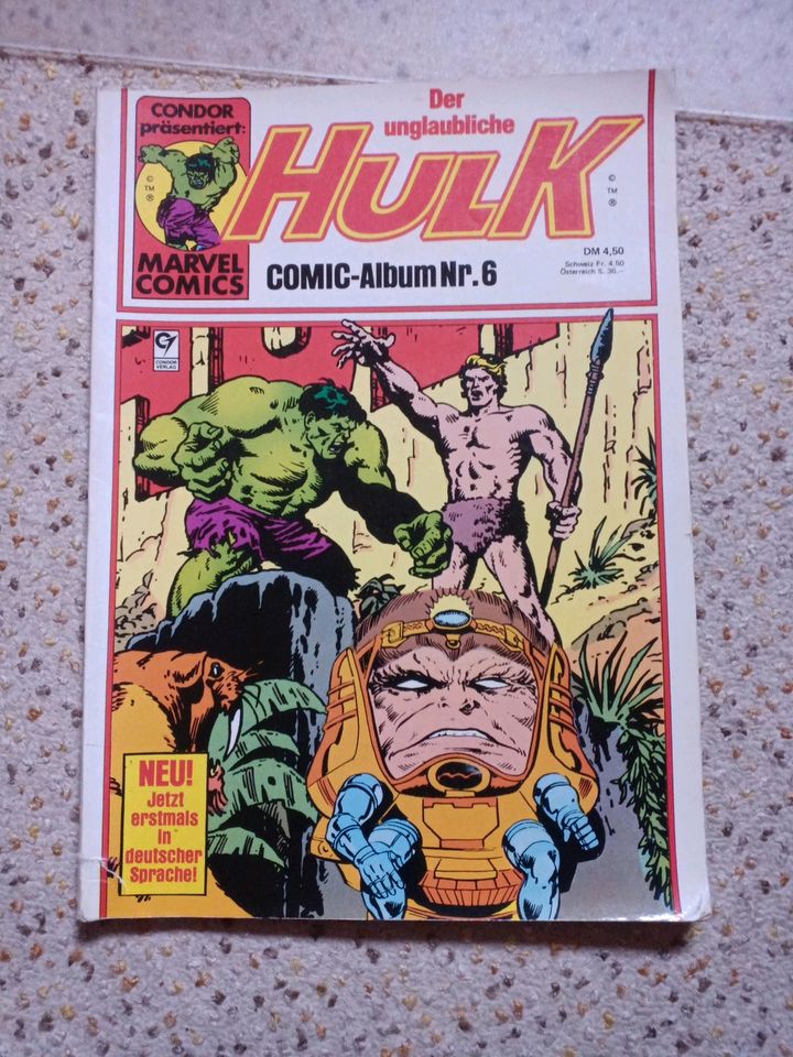 COMIC-ALBUM DER UNGLAUBLICHE HULK NR 6 in Bochum