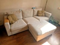 Dreier Sofa "vimle" mit passendem Hocker von Ikea Couch beige Hessen - Witzenhausen Vorschau
