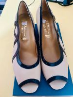 Vero Cuoio  italienische Echtleder Pumps Peeptoes 42 Hochzeit Baden-Württemberg - Mannheim Vorschau