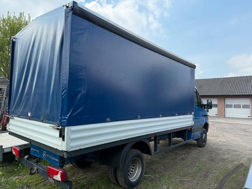 Mercedes-Benz Sprinter Lang 516 CDI 4x4 Allrad + Pritsche/Plane in Grasberg