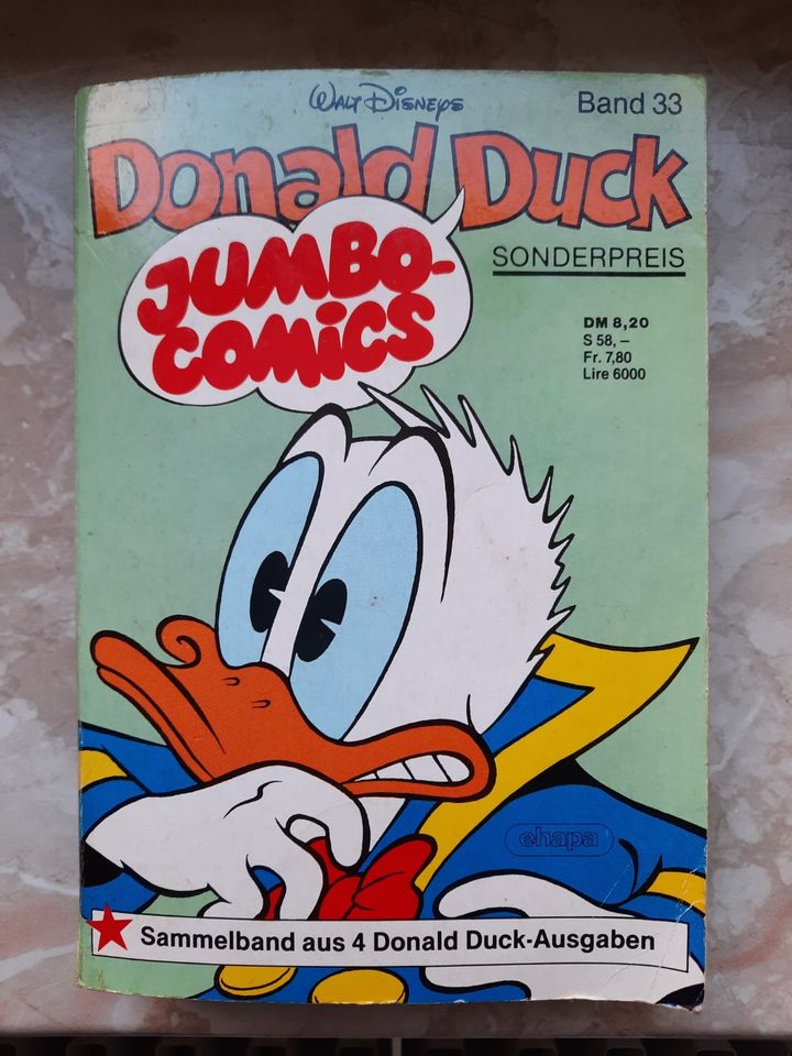 4 Lustige Jumbo Comics Taschenbücher Ehapa Walt Disney Donald in Herdecke