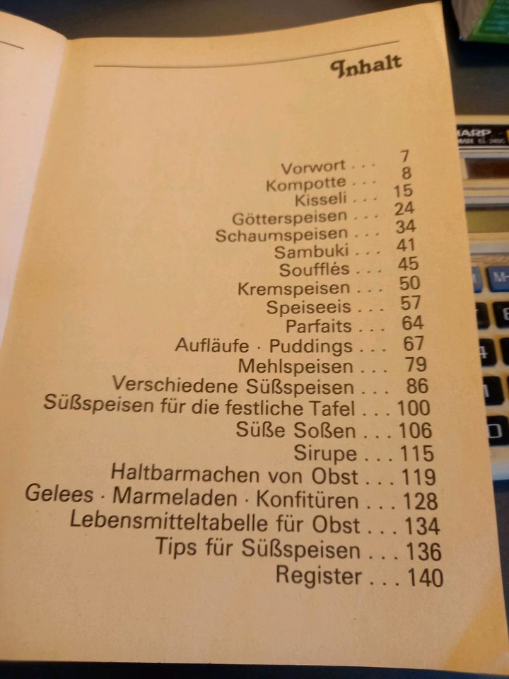 DDR Buch " Süsses" in Brandenburg an der Havel