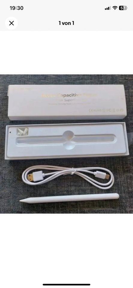 Active Capacitive Stylus 1,5mm Superfine Nib Tablet Stift IOS usw in Emsdetten