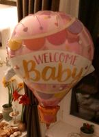 Folienballon Ballon 80 cm groß Welcome Baby rosa weiß NEU Hessen - Wiesbaden Vorschau