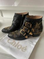 Chloé Susanna Nieten Studs Biker Boots  Stiefeletten Gr. 37 Nordrhein-Westfalen - Rheinberg Vorschau