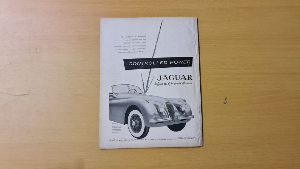 Motor Trend Magazin Juni 1954 Chevrolet Corvette Ford Thunderbird in Besigheim