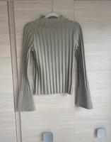 Khaki Oberteil/Pullover Vintage mit Trompetenärmeln Bayern - Gauting Vorschau