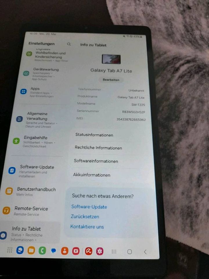 Galaxy Tab A7 Lite in Rostock