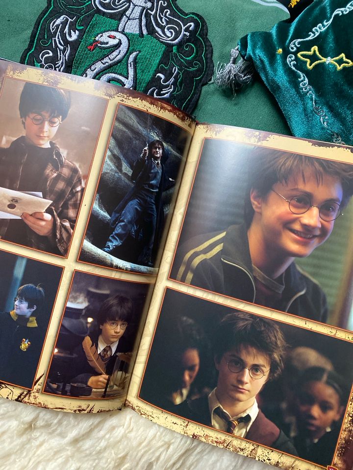 Harry Potter Slytherin Tasche Kissen Buch alles unbenutzt in Hamburg