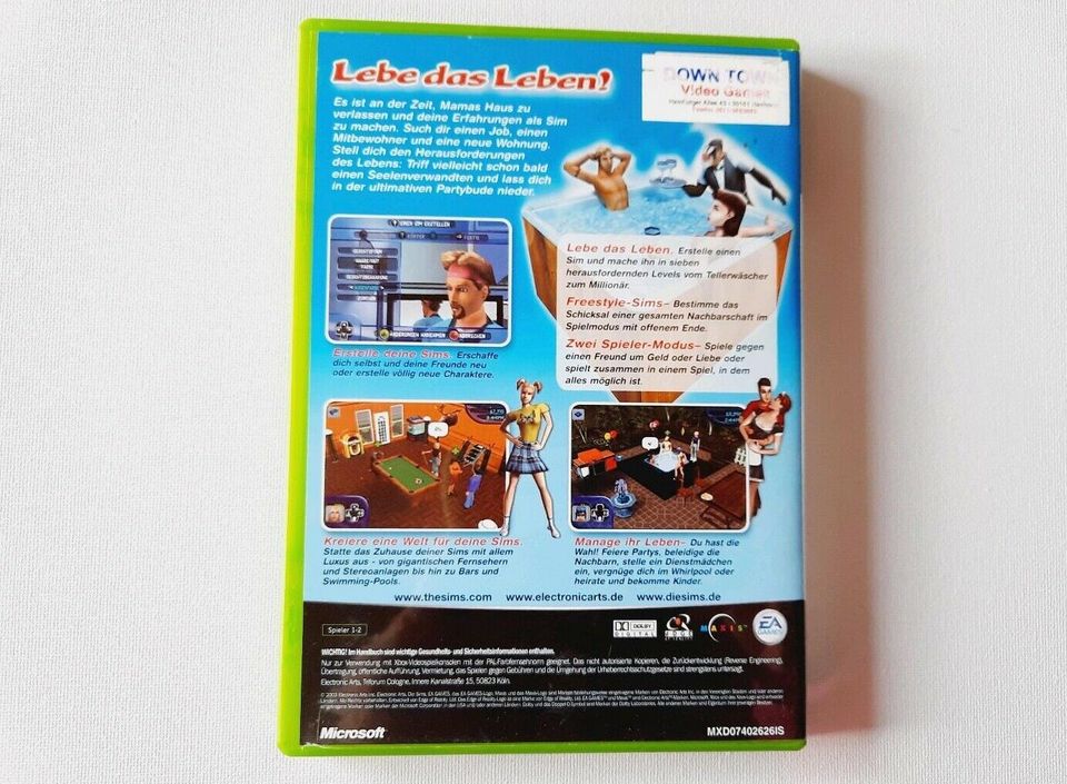 Die Sims xBox inkl. Handbuch / Anleitung Lebe das Leben! in Freilassing