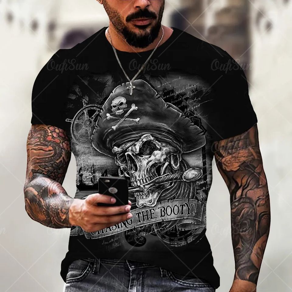 Shirt, Biker, Metal, Tattoo, Fasching, Karneval, Gr. 2XL-3XL in Ulm