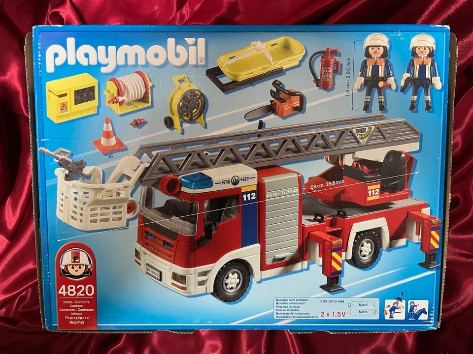 Playmobil 4820 - Feuerwehr-Leiterfahrzeug in Hennef (Sieg)