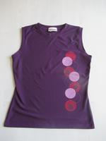 Top Shirt Damen lila Stretch Kreise Glitzer Sommer ärmellos Gr. 3 Bayern - Weiden (Oberpfalz) Vorschau