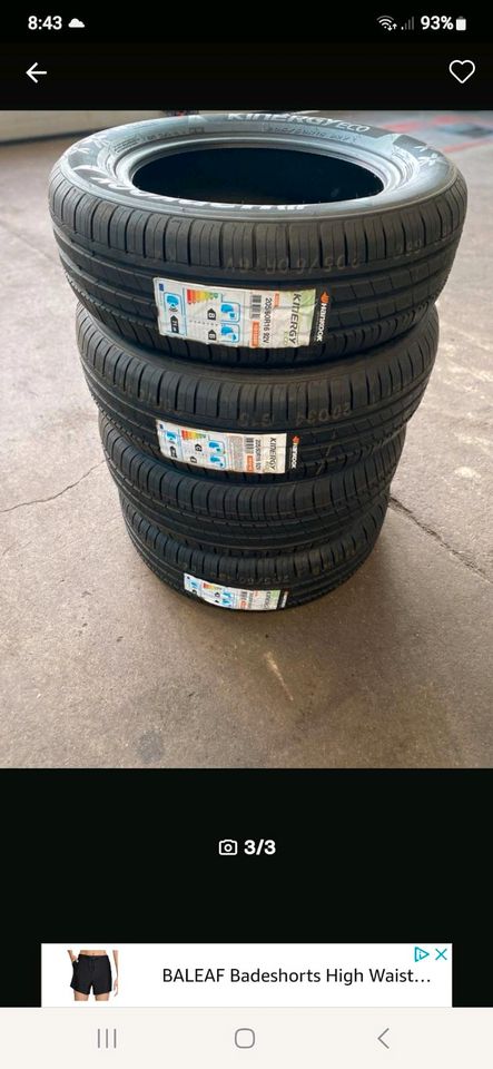 Reifen Hankook 205/60/R16 bis Freitag 100 euro in Schleswig