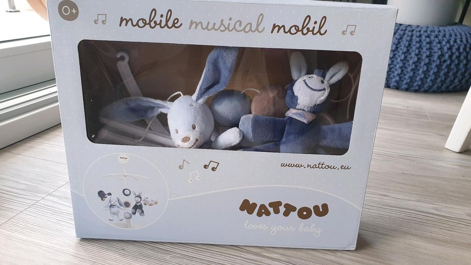 Mobilè mit Spieluhr Nattou in Leippe-Torno