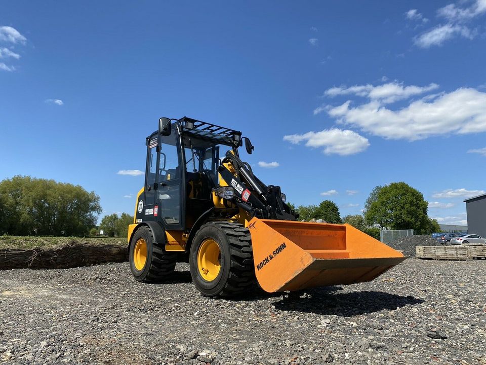 Radlader Hoflader JCB 403 2,5t. Schaufel Palettengabel Mieten in Telgte