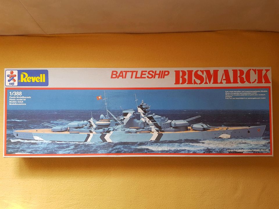 Bj. 1984 - Revell 5031 Bismarck 1:350 1:388 Battleship Modellbau in Augsburg
