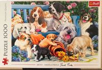 Trefl Puzzle / 1000 Teile / Hunde im Garten Dresden - Pieschen Vorschau