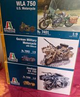 3 Italeri Motorrad 1:9 BMW, Zündapp, Harley 7401 7403 7406 WLA Brandenburg - Potsdam Vorschau