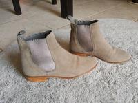 Cox 37 lederboots Chelsea boots grau Silber Leder Chelseaboots Bayern - Rednitzhembach Vorschau