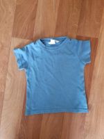 Shirt kurzarm blau H&M Gr 86 Sachsen - Bobritzsch-Hilbersdorf Vorschau