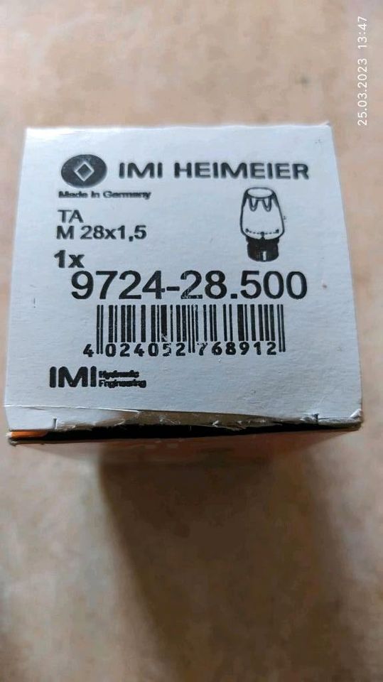 IMI Heimeier M28x1,5 Thermostatkopf in Rückersdorf