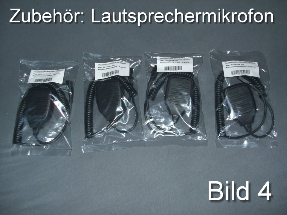 Sprechfunkgeräte 4 er Set Kenwood kompatibel im Kompaktkoffer in Rüdesheim am Rhein