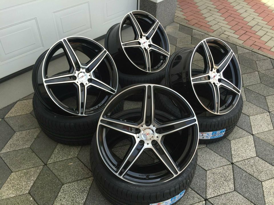 18 Zoll Felgen Mercedes 5x112 C Klasse W204 205 CLA E S AMG AX7* in Dillingen (Donau)