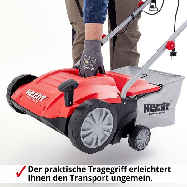 Vertikutierer Rasenlüfter Elektro 32cm 35L Moosentferner Rasen Striegel Belüfter in Greven