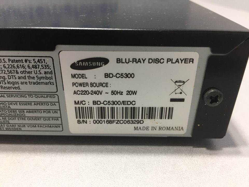 Samsung BD-C5300 Blu-Ray Disc Player in Dortmund