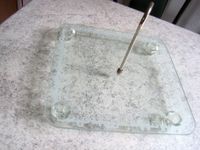 kleine Käseplatte Etagere Glasplatte mit Träger Niedersachsen - Buchholz in der Nordheide Vorschau