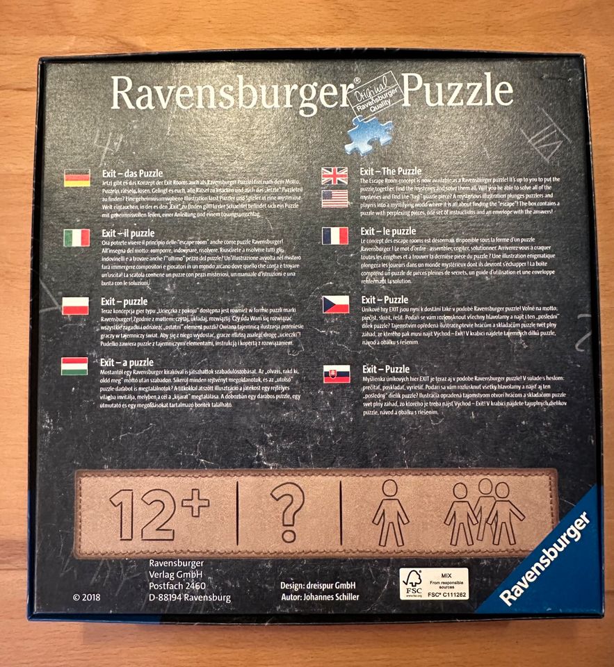 Ravensburger Exit Puzzle in Dortmund