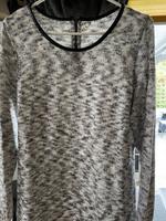 Damen Strickpullover Schwarz weiß in Größe L Niedersachsen - Vechelde Vorschau